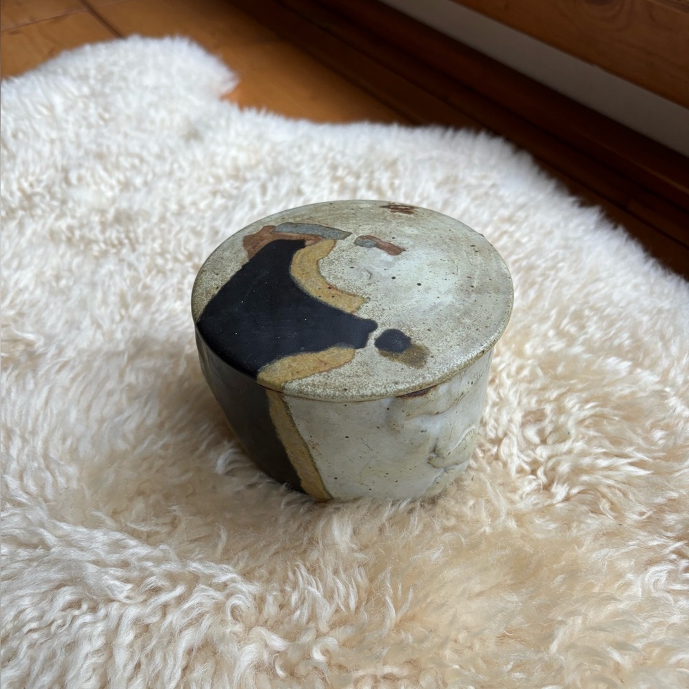 Vintage Studio Pottery Trinket Box